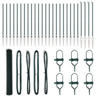 Heksagonalna ograda 1. 2x50 m čelik, zelena