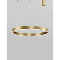 NOVA LUCE Visilica Motif NL9190640, LED 40 W, 3000 K, 2943 lm, dimabilna, IP20, mesing zlatna