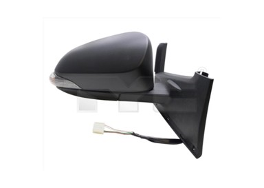 TYC Retrovizor Toyota Yaris 14-, lijevi, električni, grijani, žmigavac