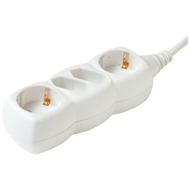 HOME Produžni kabel, 4 utičnice, 3 x 1.0 mm², 1.5met, NV 14/WH