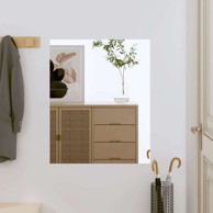 Zidno ogledalo, stakleno, pravokutno, 50 x 60 cm, bez LED svjetla