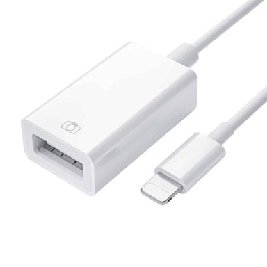 YESIDO OTG adapter GS10, Lightning na USB kabel, 5Gbps, bijeli