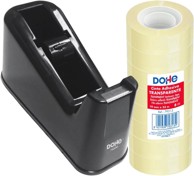 DOHE dispenzer za traku + 8 rola traka (19 mm x 33 m)