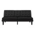 STØRAA Crna sklopiva sofa od imitacije kože 191 cm Maine