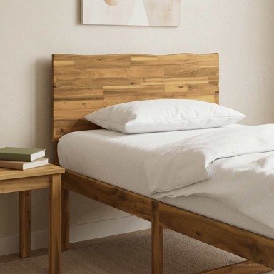 ROSTOCK Uzglavlje s prirodnim rubom 90 cm, bijelo
