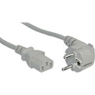 INLINE Kabel za napajanje 4043718085033, utikač tip F-IEC C13, 1,5 m, siva