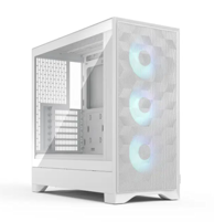 FRACTAL DESIGN Kućište Pop 2 Air, White TG RGB, kaljeno staklo, RGB, bijela