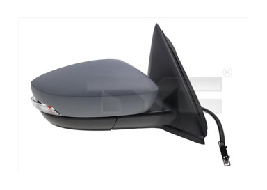 TYC Retrovizor Škoda Fabia 14-21, lijevi, električni, grijani, žmigavac