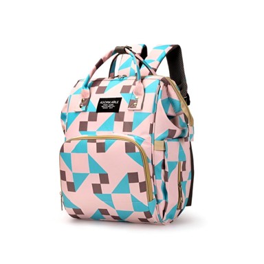 LIVEFY Torba za presvlačenje Jessy Triangle, ružičasta