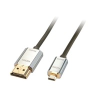 HDMI kabel s Ethernetom LINDY (tanak kabel HDMI na micro HDMI s Ethernetom, CROMO, brzi, 3 m)
