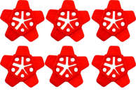 Alat za postavljanje pločica, bijelo-crvena