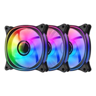LC-POWER Set ventilatora LC-CF-120-ARGB-KIT-R Reverse, 3 kom