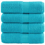 SOLUND Premium ručnici za goste, 4 kom, 30 x 50 cm, 600 g/m², tirkizni