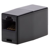 HELOS RJ45 modularna spojka 8P8C, crna