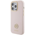 GUESS Zaštitna maska GUHCP15LM4DGPP, za iPhone 15 Pro, ružičasta