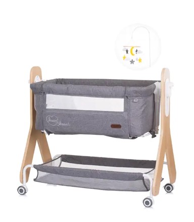 CHIPOLINO Krevetić Heart2Heart, graphite