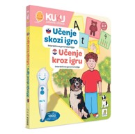 KUKU Dječja knjiga Interaktivna knjiga Učenje kroz igru, bez olovke