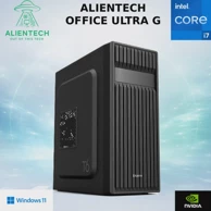 ALIENTECH Stolno računalo Office Ultra G / Intel Core i7-14700F, 16 GB RAM, NVIDIA GeForce GT 710, 500 GB SSD, Windows 11 Pro, crna