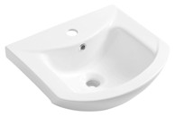 AQUALINE ZERO 45 Umivaonik, 45,5x40 cm, ugradbeni, keramika, bijela