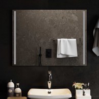 LED Kupaonsko ogledalo 80 × 60 cm, prozirno