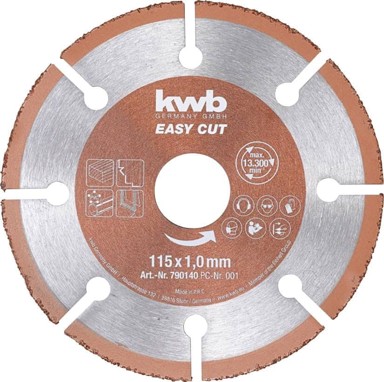 KWB Univerzalna rezna ploča, tvrdi metal, 115 mm (49790140)
