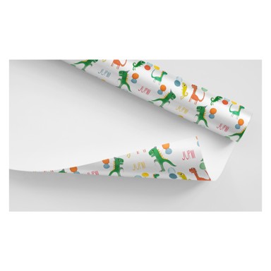 JUPIII Ukrasni papir dinosauri