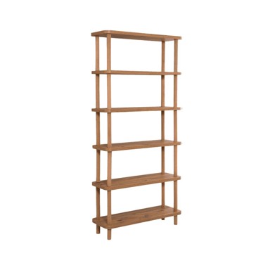 KALUNE DESIGN Polica za knjige u dekoru bora u prirodnoj boji 80x168, 5 cm Step