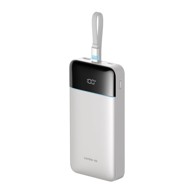 CUKTECH LPB252N Powerbank 120 W 25 000 mAh s ugrađenim USB-C kabelom, bijela