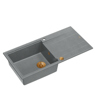 QUADRON Sudoper EVAN 146 XL + nano PVD srebrno siva/bakar s daljinskim upravljanjem