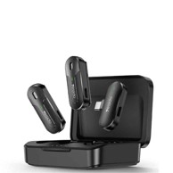 YESIDO Bežični mikrofon KR17, USB-C, 2 kom, crna