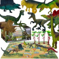 WOOPIE Set figurica, dinosaura, 16 el. + podloga + kofer