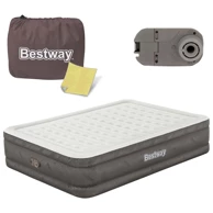 BESTWAY Zračni madrac 69050, s ugrađenom električnom pumpom, 203 × 152 × 46 cm