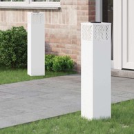 Solarna LED svjetlost za stazu Riblja kost 2 pcs Bijelo