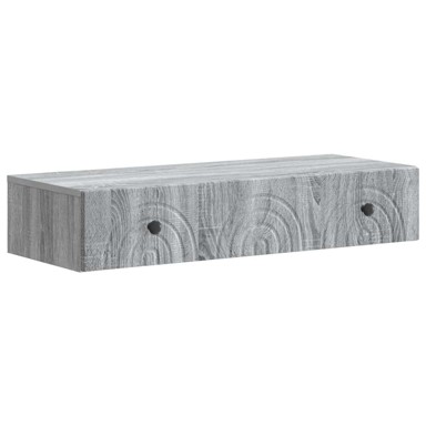 Zidni stol, 87,5 x 34,5 x 17 cm, siva sonoma