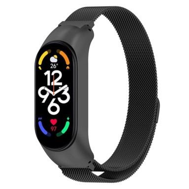 B-STRAP Milanese remen za Xiaomi Mi Band 5/6, black