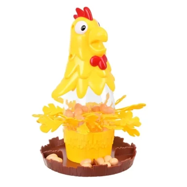 Chicken Egg Drop, društvena igra 3+, igra vještine s jajima i štapićima