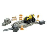 FUNRISE Cat set za igru s građevinskim strojem, 7 kom, s pijeskom i kalupima, 3+