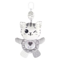 FREE 2 PLAY Interaktivna igračka Plišana maca s grizalom, melodijama i svjetlom