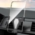 HURTEL Gravitacijski automobilski držač za telefon, za ventilacijsku rešetku, srebrni