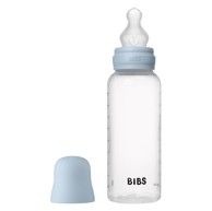BIBS Bočica, silikon sisač M, baby blue, 270 ml