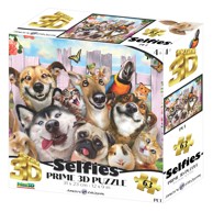 HOWARD ROBINSON Puzzle 3D Selfie kućni ljubimci, 63 kom, 31x23 cm