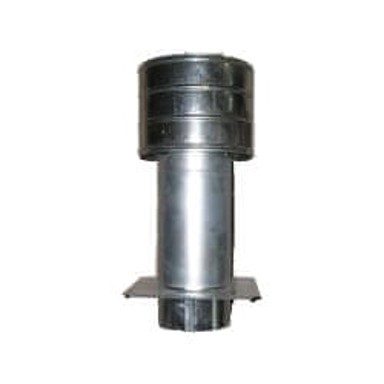 Pocinčani deflektor s pločom 150 mm, crveni