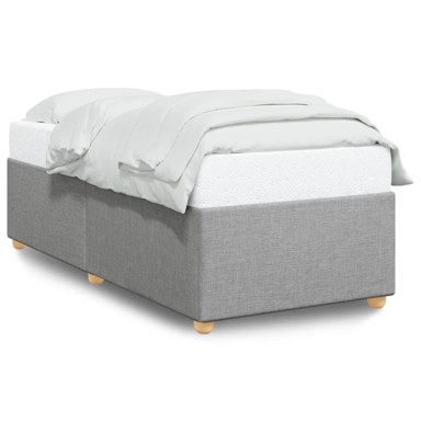 Okvir za krevet svjetlosivi 80x200 cm od tkanine