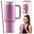 BERDSEN Vakuumska termos šalica sa slamkom, 1180 ml, ružičasta