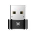 BASEUS Konverter USB Type-C na USB adapterski konektor (CAAOTG-01), crni