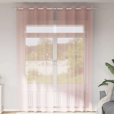 Gotove zavjese 140x300 cm 2kom, roze