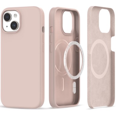 TECH-PROTECT Silicone Magsafe Silikonska maskica za iPhone 15 Plus Pink
