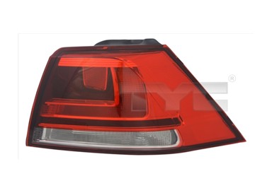 TYC Zadnje svjetlo VW GOLF 7 lijevo -17 vanjsko tamno 11-12380-11-2