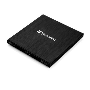 VERBATIM Vanjski Blu-ray snimač Slimline, M-Disc, USB 3.0, crni