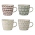 BLOOMINGVILLE Set od 4 keramičke šalice Karine Mugs
